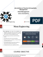 On Menu Engineering