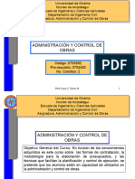 Unidad I - Contratación de Obras