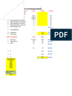 Heat Exchanger Calculation Sheet - 1