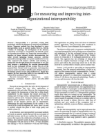 Methodology For Measuring and Improving Inter-Organizational Interoperability