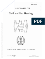 Designing Parts For Cold and Hot Heading