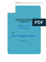 Documento Base de Contratación para Contratacion de Obras Licitación Pública