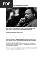 5 Lecciones de Martin Luther King para Ser Un Líder Transformador