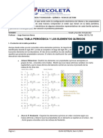 FICHA de LECTURA Tabla Periodica