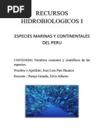 Album de Recursos Hidrobiologicos