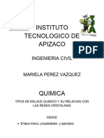 Tipos de Enlaces Quimicos