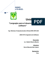 Uni3-Lenguajes para El Desarrollo de Software