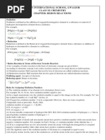 Xi Redox Reaction Ho