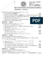 Cette Épreuve, Étalée Sur Deux Pages, Est Notée Sur 20 Points. Toutes Les Questions Sont Obligatoires