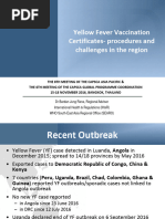 WHO - Yellow Fever Vaccination Certificates