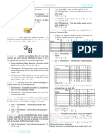 Corrigés Exo Probabilites 4e