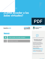 Como Acceder A Las Aulas Virtuales Docentes