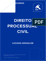 Aula 08 - Da Formação Da Suspensão e Da Extinção Do Processo - Prof. Luciana Aranalde