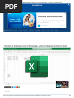 160 Atajos de Teclado para Excel en Windows para Agilizar Tu Trabajo Con Las Hojas de Cálculo