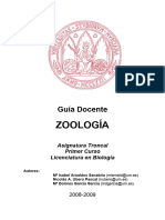 Guia Docente Zoologia