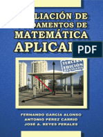 AMPLIACION FUNDAMENTOS MATEMATICAS APLICADAS - Fernando García Alonso y Otros