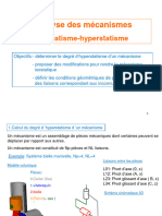 MEC-Analyse Des Mécanismes-Isostatisme-Hyperstatisme