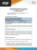 Unidad 4 - Fase 5 - Experimentación Activa