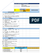 Lista de Cotejo para Evaluar Participacion en Clase