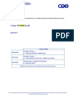 PE - XX.CL - DX - Procedimiento Ensayos Eléctricos A Transformador de Potencial Media Tensión