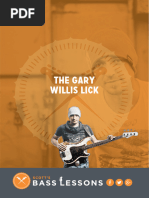 SBL - L54 The Gary Willis Lick