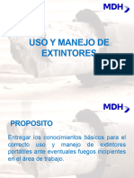 Uso y Manejo de Extintores