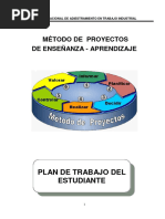 Método de Proyectos de Enseñanza - Aprendizaje: Plan de Trabajo Del Estudiante