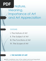 Nature of Arts