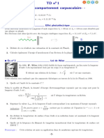 Données: Constante de Planck: 6, 63.10 Masse D'un Électron: M