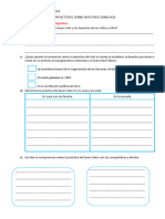 FICHA COMUNICACION JUEVES 23 de NOVIEMBRE 2023. Leemos Textos Expositivos Sobre Nuestros Derechos.