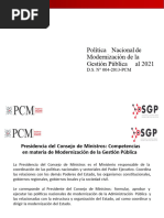 Modernizacion de Gestion Publica