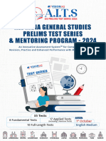 Test Series VISIONIAS ALL INDIA GENERAL STUDIES PRELIMS TEST SERIES 2024 2024.10.01