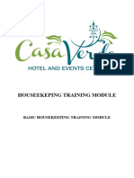 Houseekeping Training Module