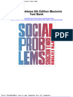 Social Problems 6th Edition Macionis Test Bank