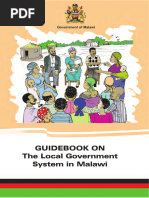 Malawi MLGRD 2013 Guidebook On The Local Government System in Malawi