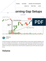 OR - Top 3 Morning Gap Setups 