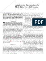 Thermal Simulation and Optimization of A Common-Mode Filter For A SiC Inverter