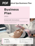 Medical Spa Business Plan