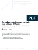 Aprenda A Gerar Imagens Incríveis Com o Stable Diffusion