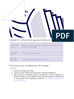 Unidad 3: Evaluación de Agentes Biológicos: Instructivo para La Elaboración Del Trabajo