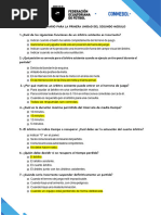 CUESTIONARIO DE REGLAS DE JUEGO PARA LA UNIDAD 1 Segundo Modulo-Fusionado