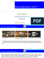 2nd Law of Thermodynamics LEC-1