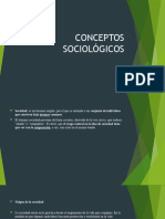 Conceptos Sociológicos