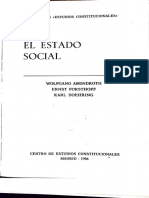 Abendroth (1986) El Estado Del Derecho Democratico y Social Como Proyecto Político