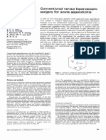 Conventional Versus Laparoscopic Surgery For Acute Appendicitis