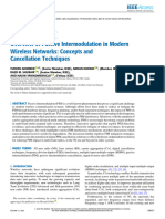 Overview of Passive Intermodulation in Modern Wireless Networks Concepts and Cancellation Techniques