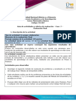 Guia de Actividades y Rúbrica de Evaluación - Fase 7 - Evaluación Final