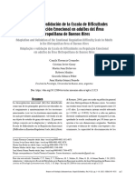 Adaptación y Validación de La Escala de Dificultades en La Regulación Emocional en Adultos Del Área Metropolitana de Buenos Aire