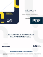 Modulo 4.2 Criterio de La Primera y Segunda Derivada