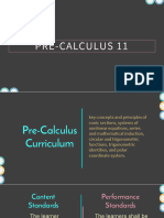 PRECAL - Lesson 1 - Introduction To Conic Section